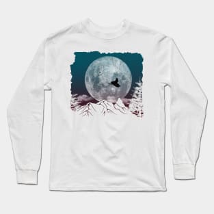 Snowmobile Freestyle - Winter Night Long Sleeve T-Shirt